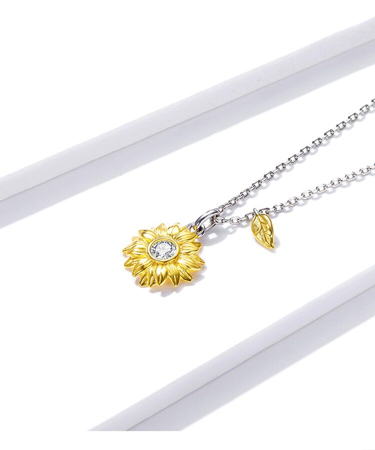 Moon Silver Gold Color Lucky Necklace